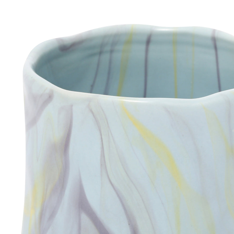 マーブル マグカップ ブルー