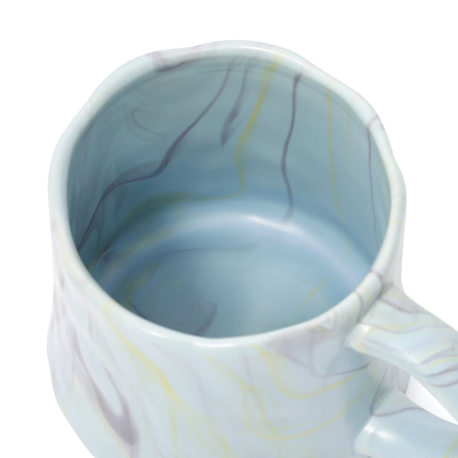 マーブル マグカップ ブルー