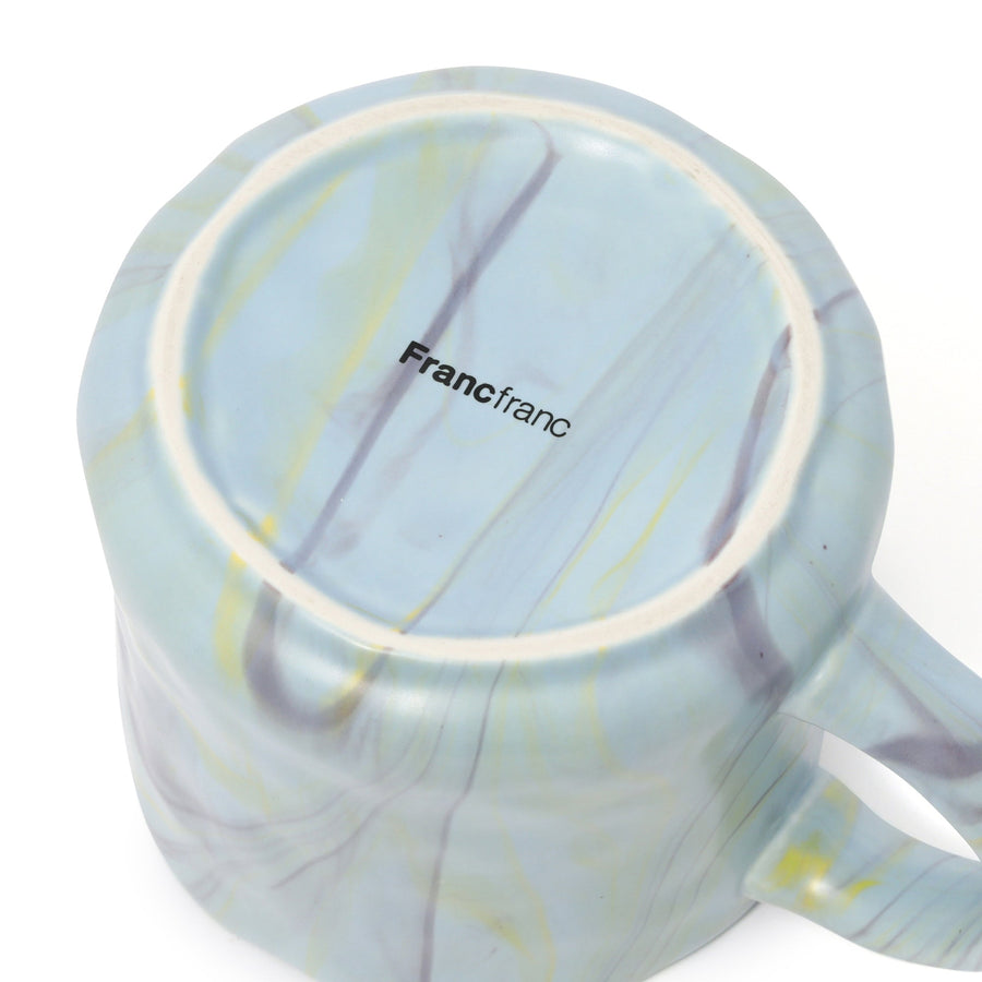 マーブル マグカップ ブルー