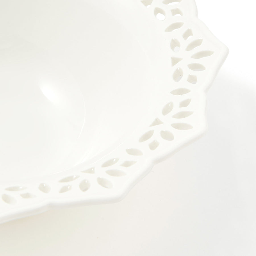 パニエ ボウル エッジレース S ホワイト