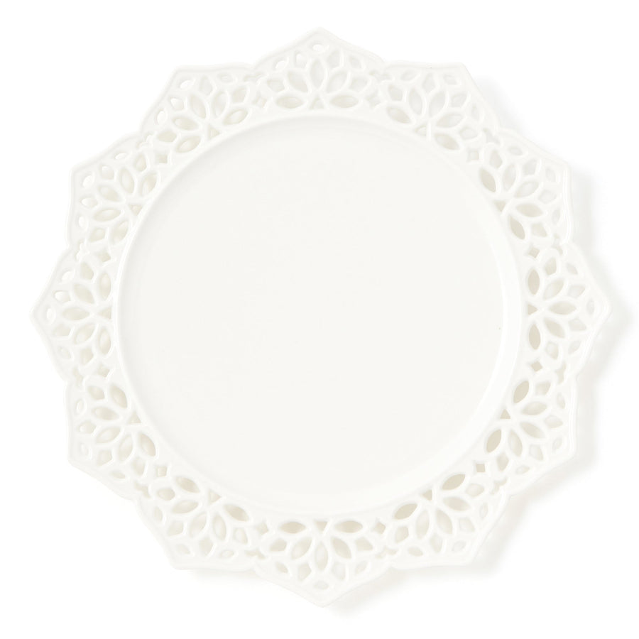 パニエ プレート エッジレース L ホワイト