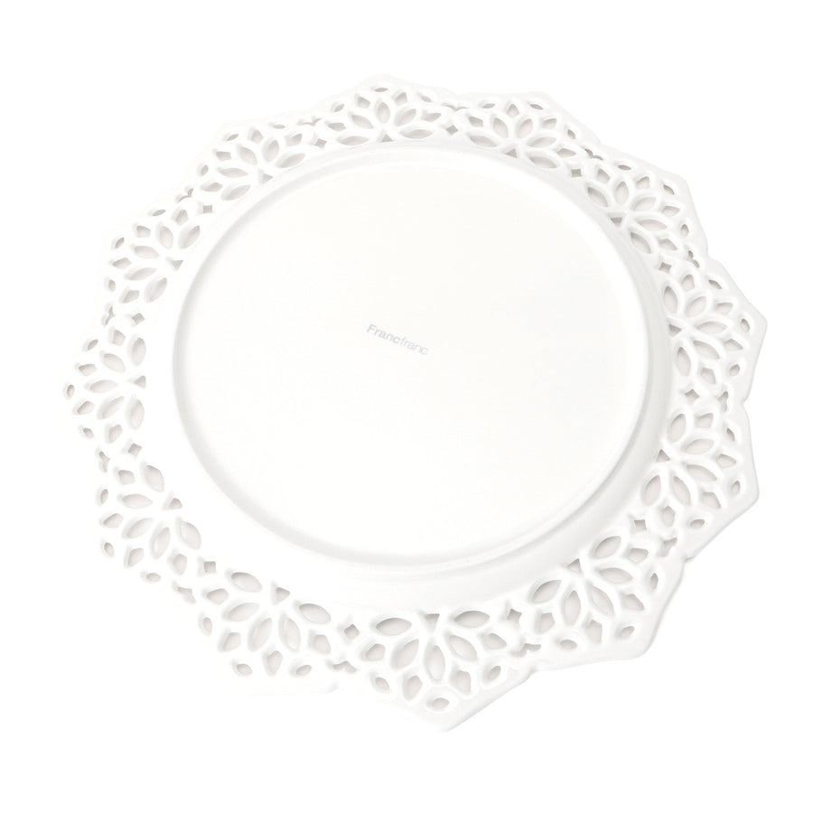 パニエ プレート エッジレース L ホワイト