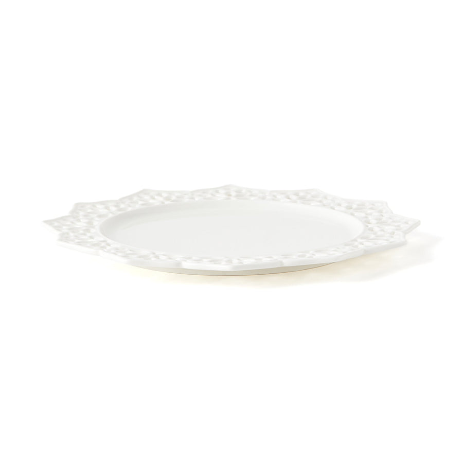 パニエ プレート エッジレース M ホワイト