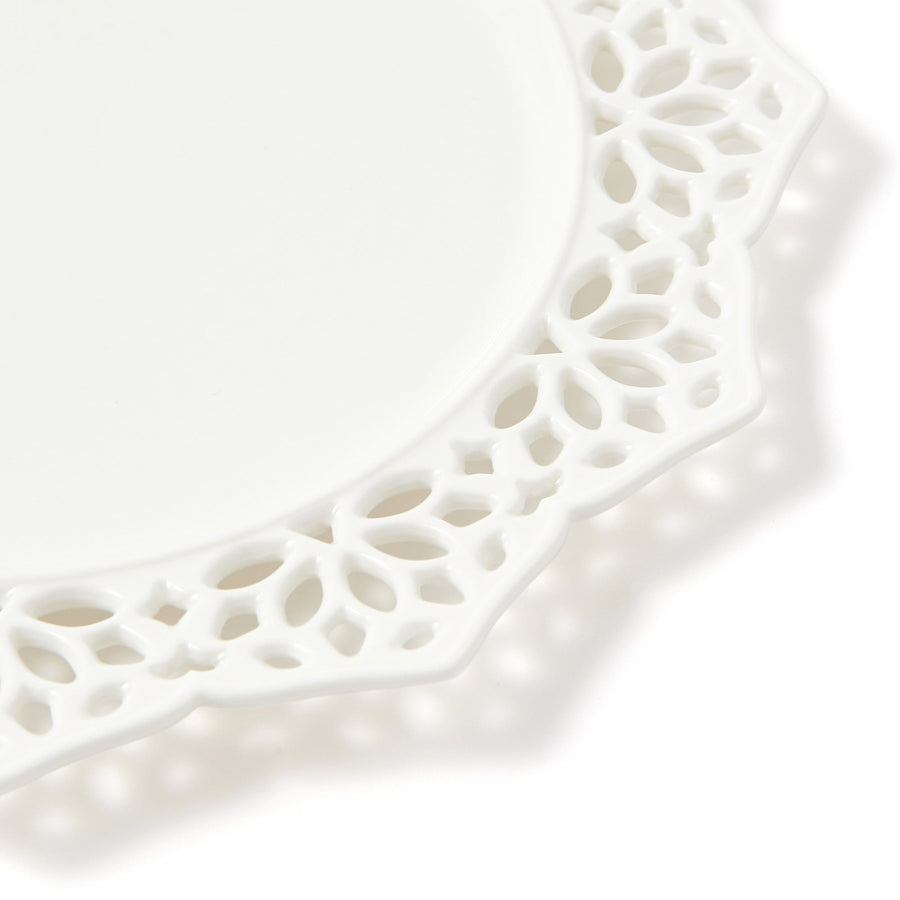 パニエ プレート エッジレース M ホワイト