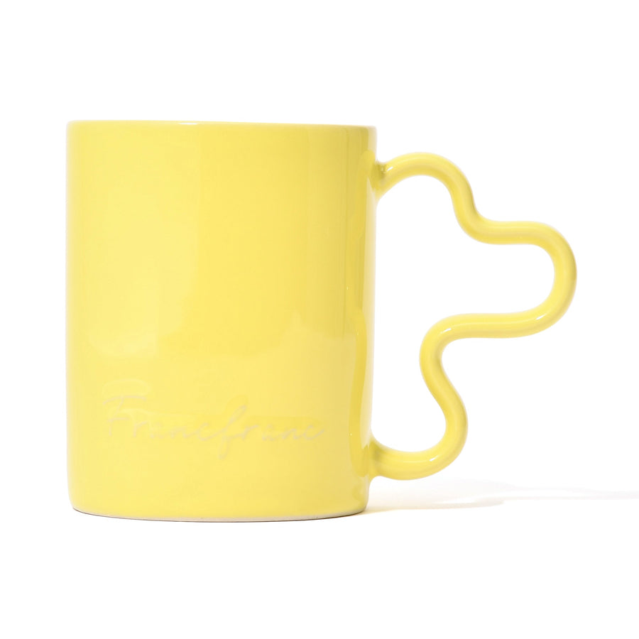 ウェーブ マグカップ イエロー