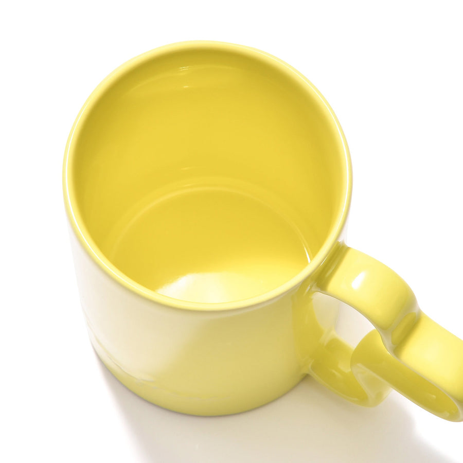 ウェーブ マグカップ イエロー