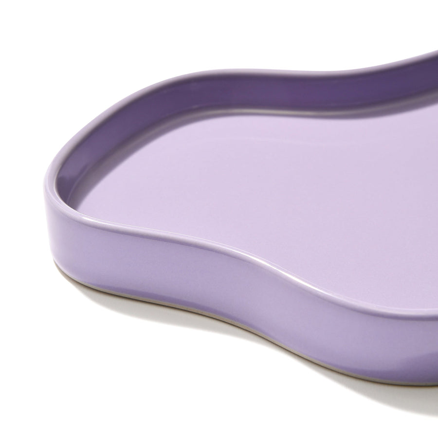 ウェーブ プレート パープル
