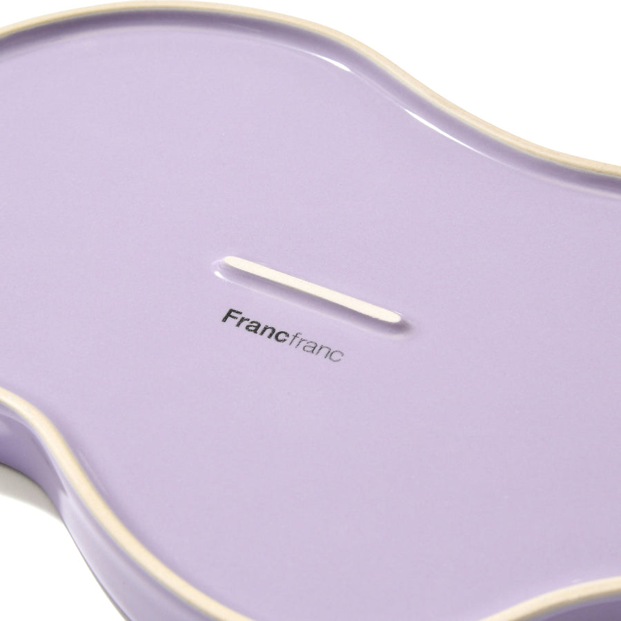 ウェーブ プレート パープル