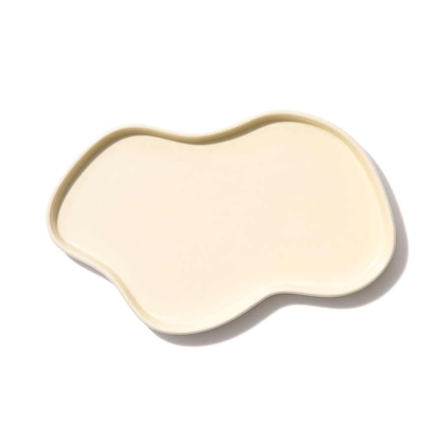 ウェーブ プレート アイボリー