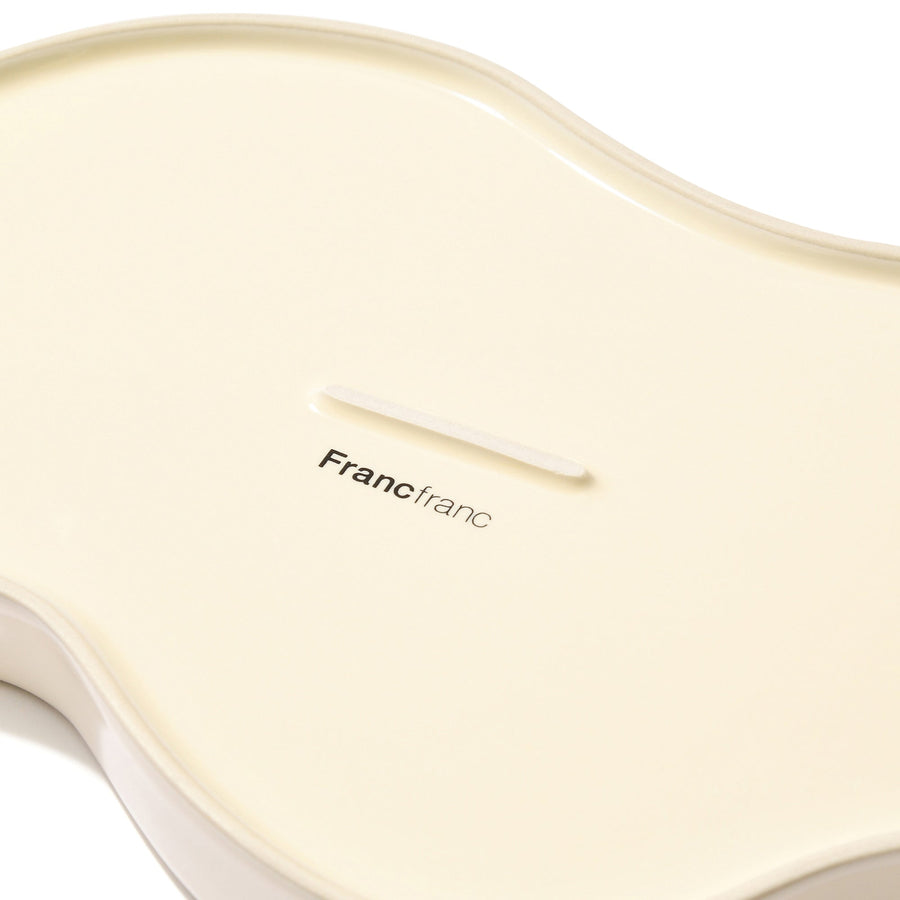 ウェーブ プレート アイボリー