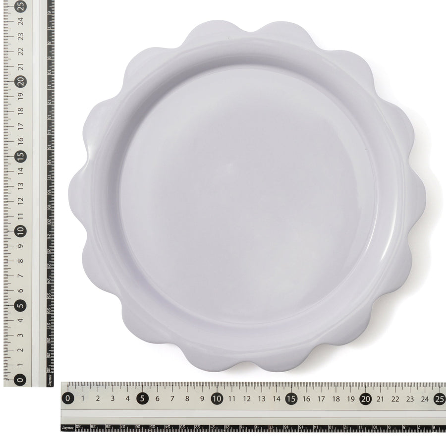 うねうね プレート L パープル