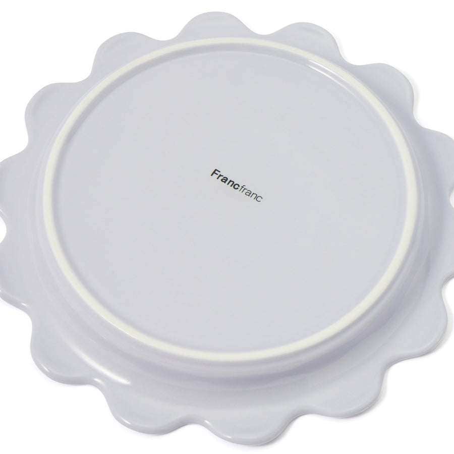 うねうね プレート M パープル