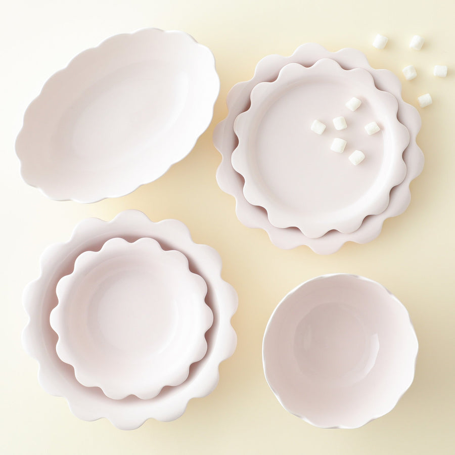 うねうね オーバルボウル ピンク