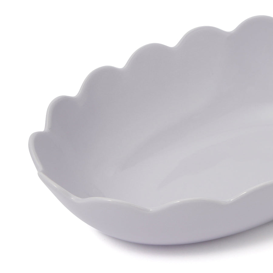 うねうね オーバルボウル パープル