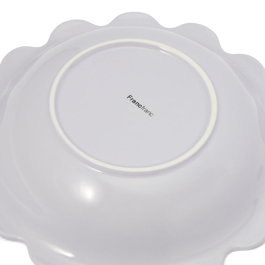 うねうね ディーププレート L パープル