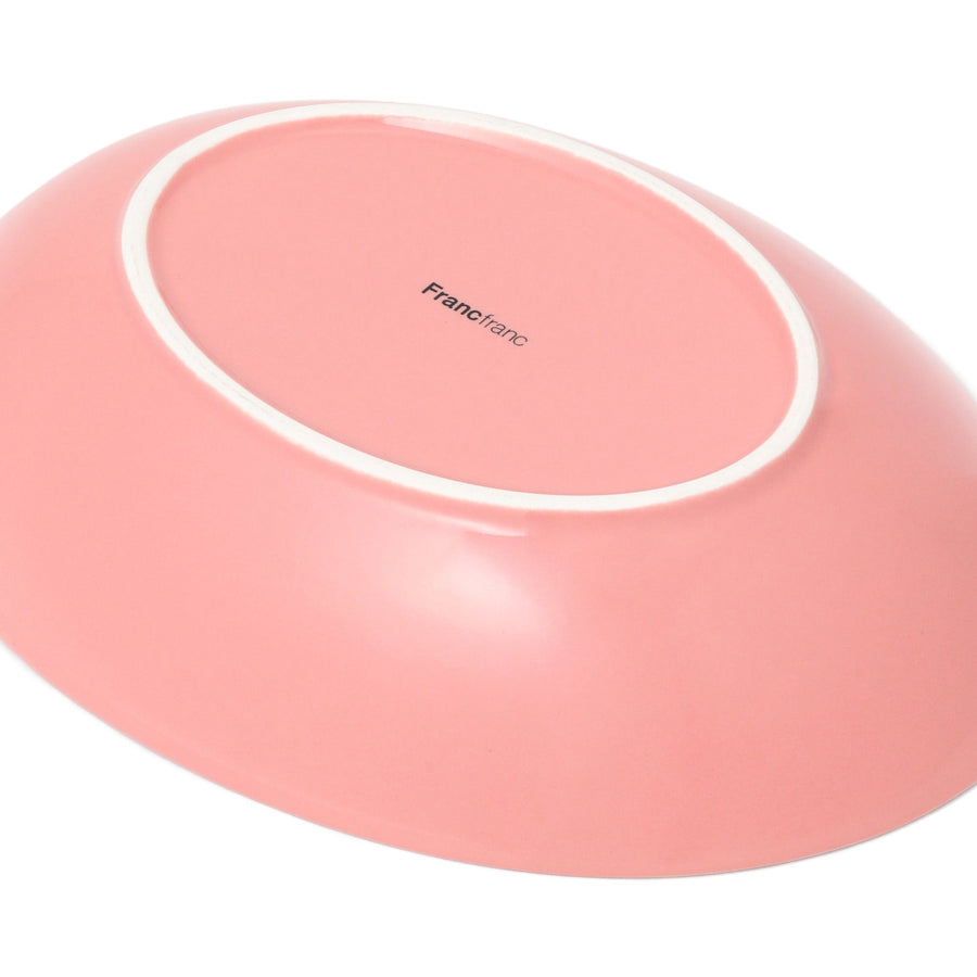 色々皿 オーバルディーププレート マルチストライプ