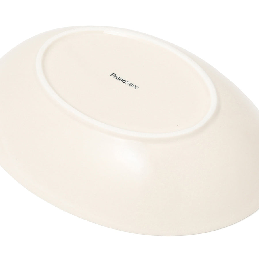 色々皿 オーバルディーププレート フラワー