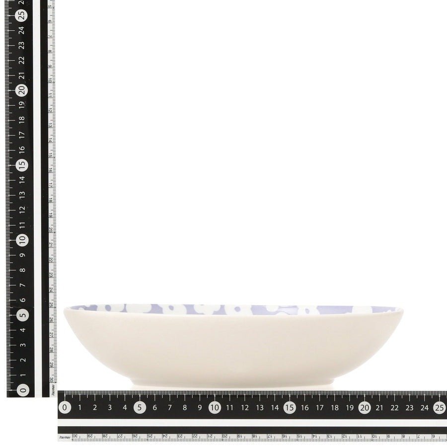 色々皿 オーバルディーププレート フラワー