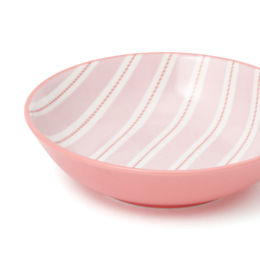 色々皿 ディーププレート S マルチストライプ