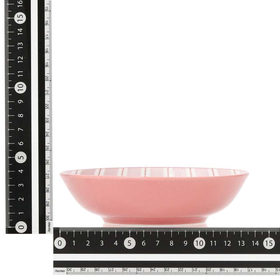 色々皿 ディーププレート S マルチストライプ