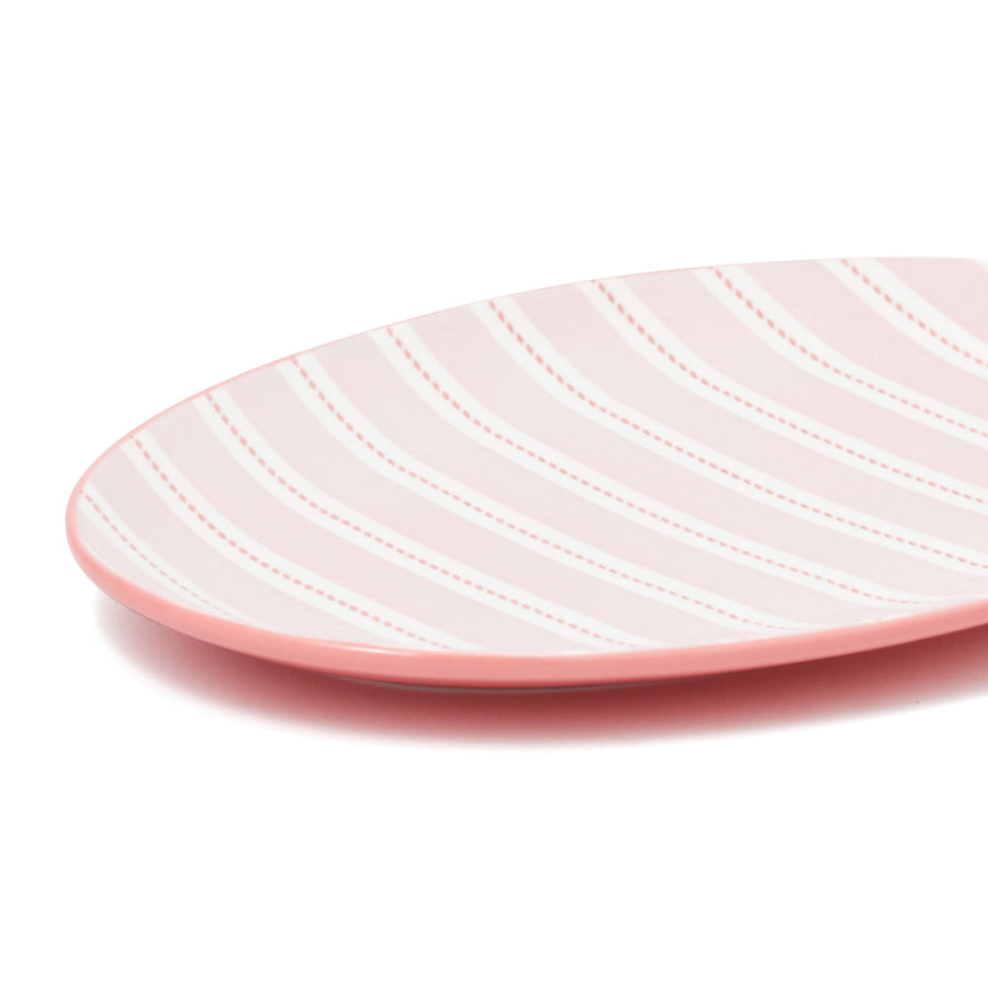 色々皿 オーバルプレート マルチストライプ