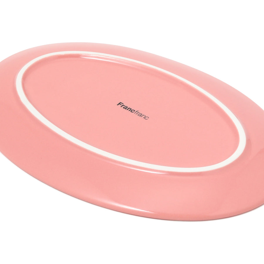 色々皿 オーバルプレート マルチストライプ