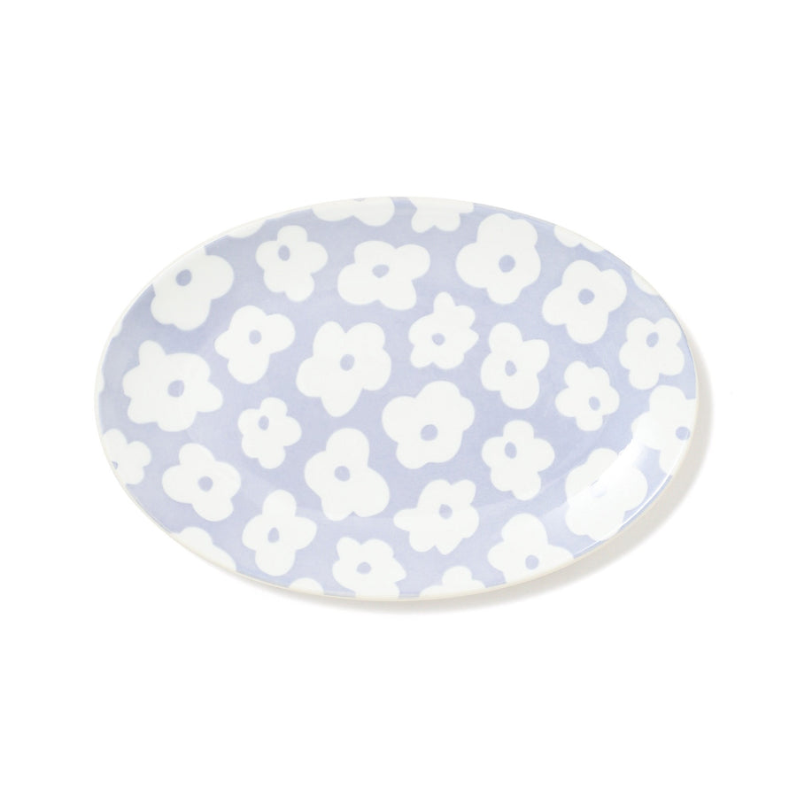 色々皿 オーバルプレート フラワー