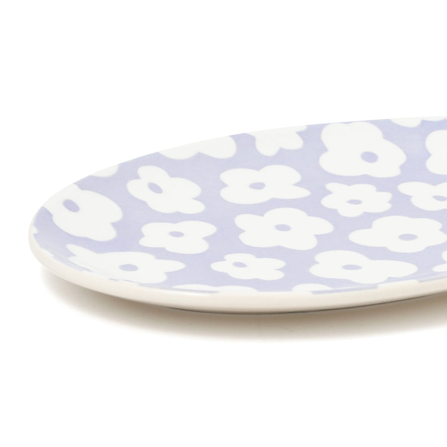 色々皿 オーバルプレート フラワー