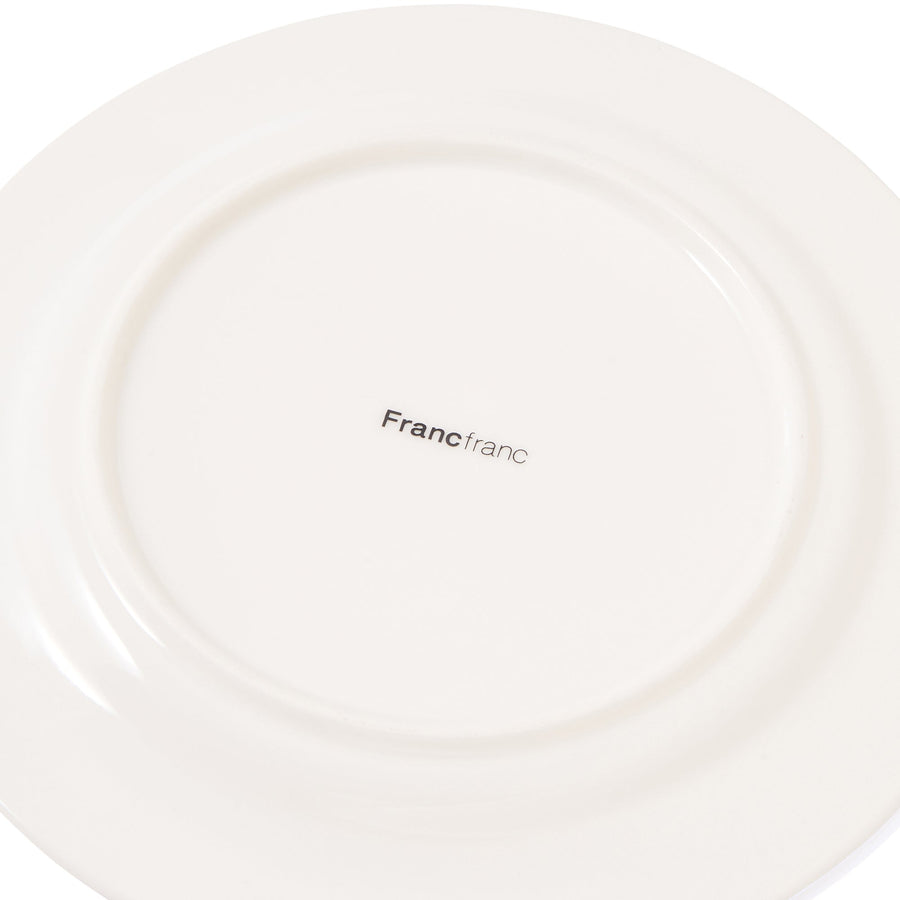 リボン プレート S ブルー