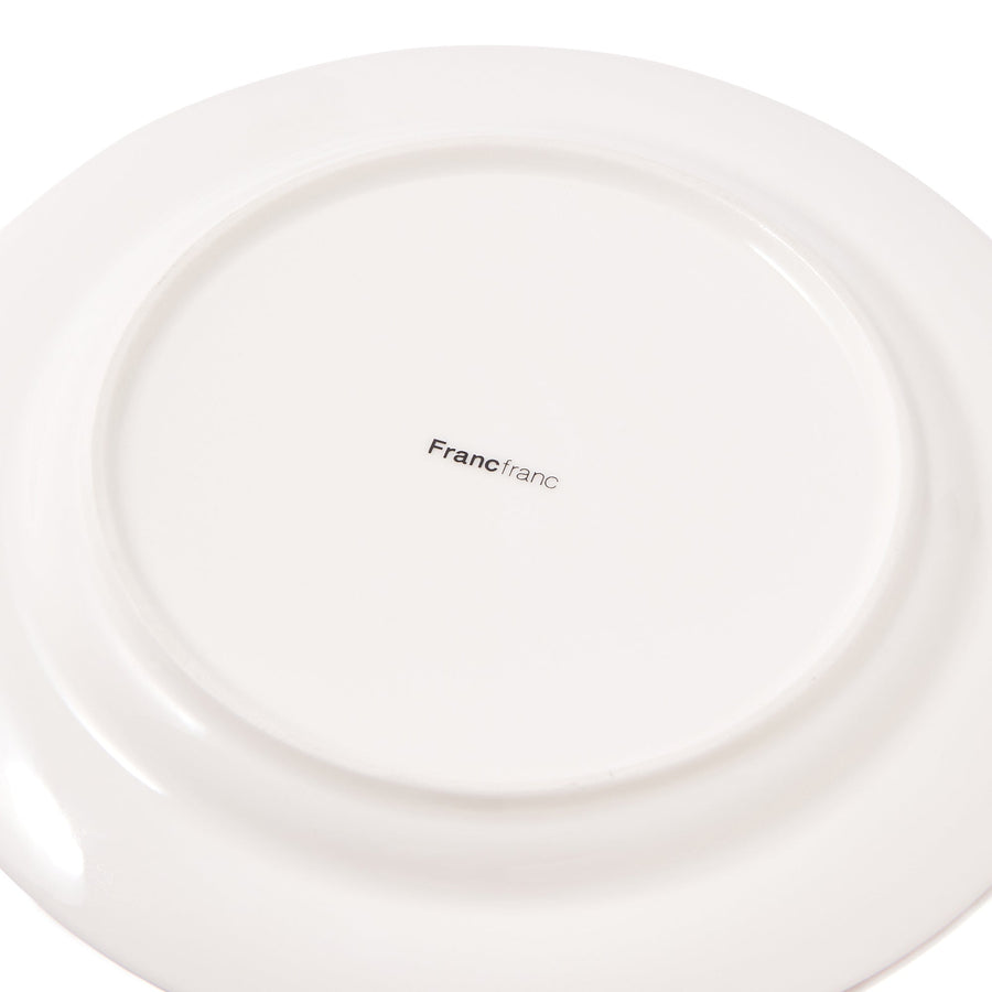 リボン プレート M ブルー