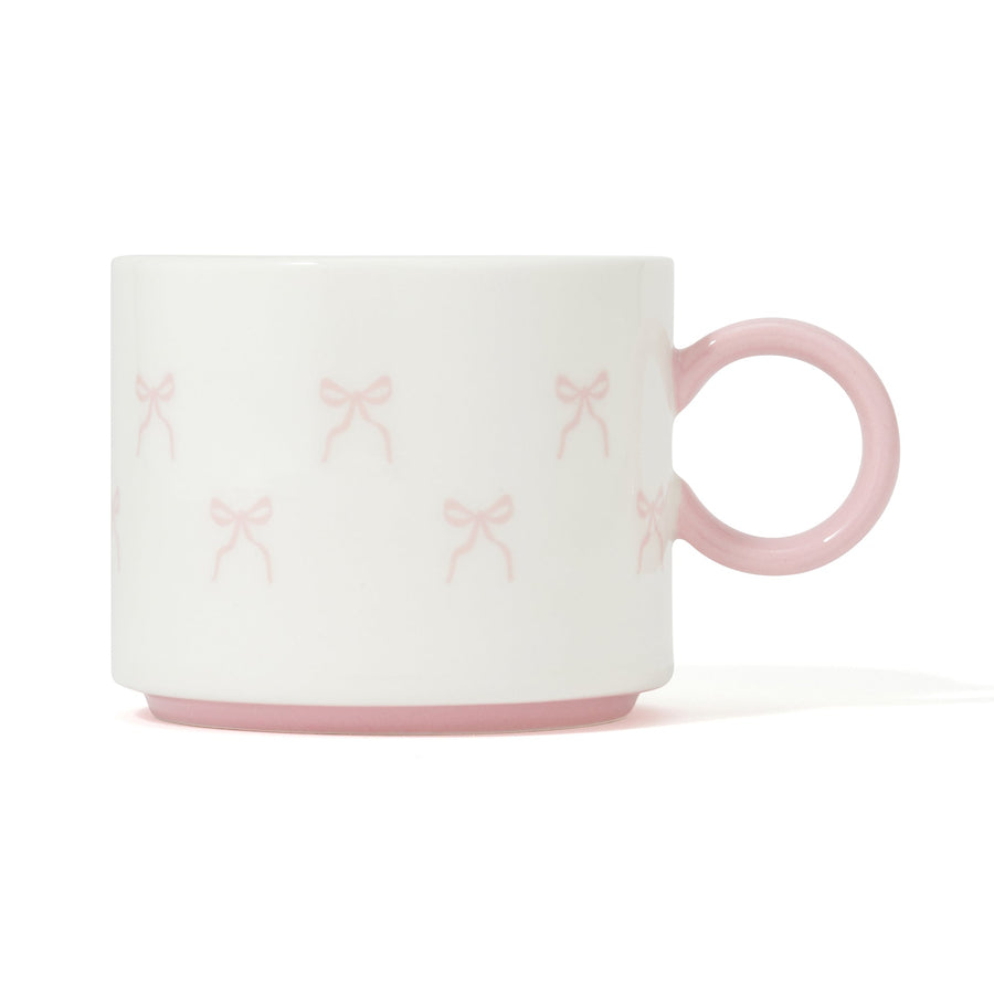 リボン カップ&ソーサー ピンク