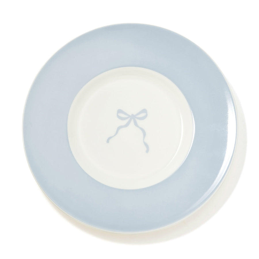 リボン カップ&ソーサー ブルー