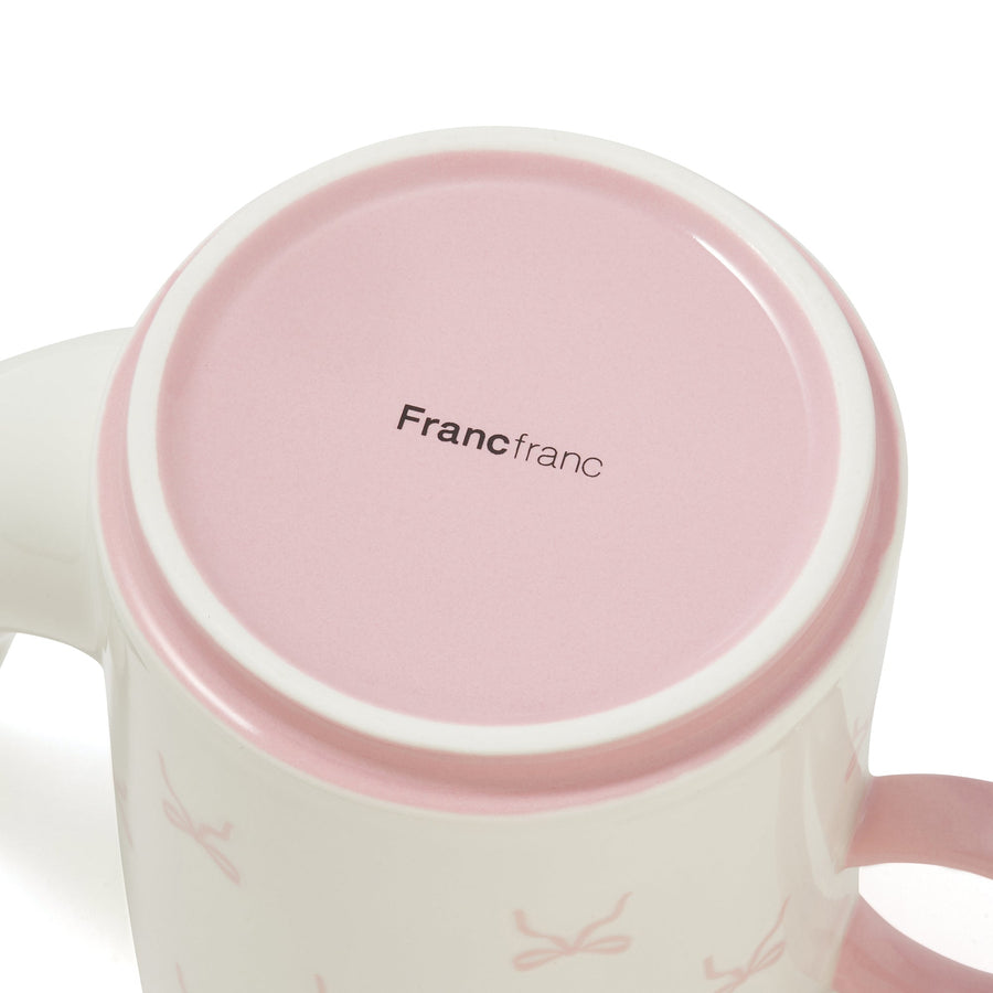 リボン ティーポット ピンク