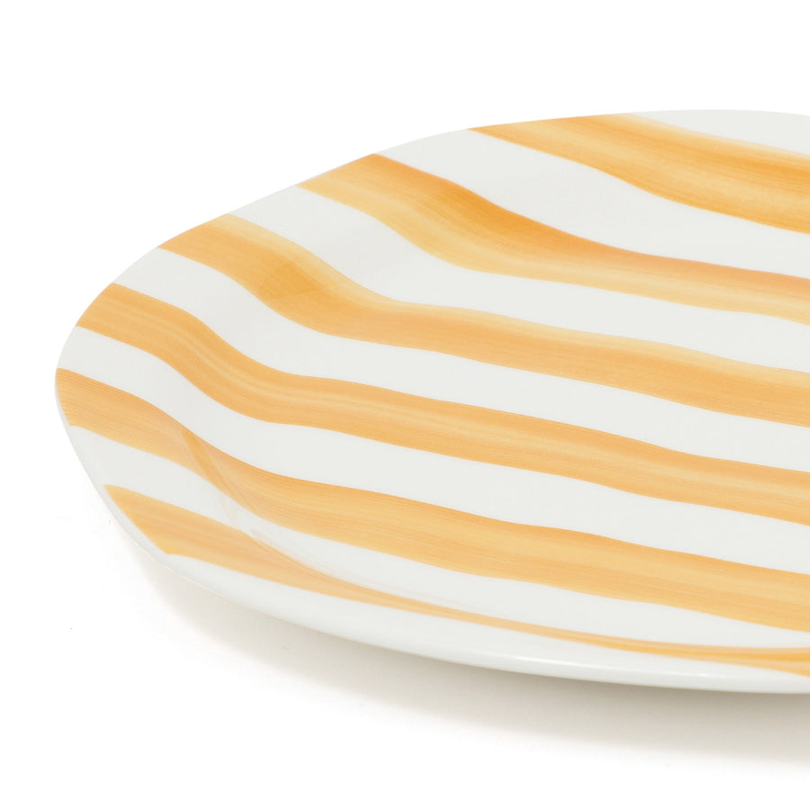 クラフトタッチ プレート ストライプ L イエロー
