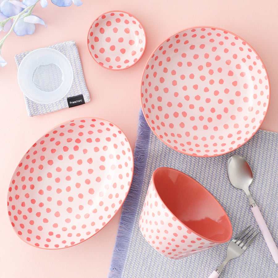 色々皿 ボウル ドット
