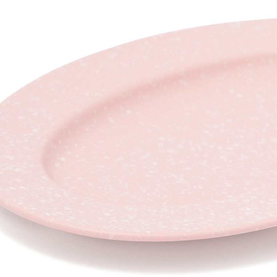 スプラッター オーバルプレート ピンク
