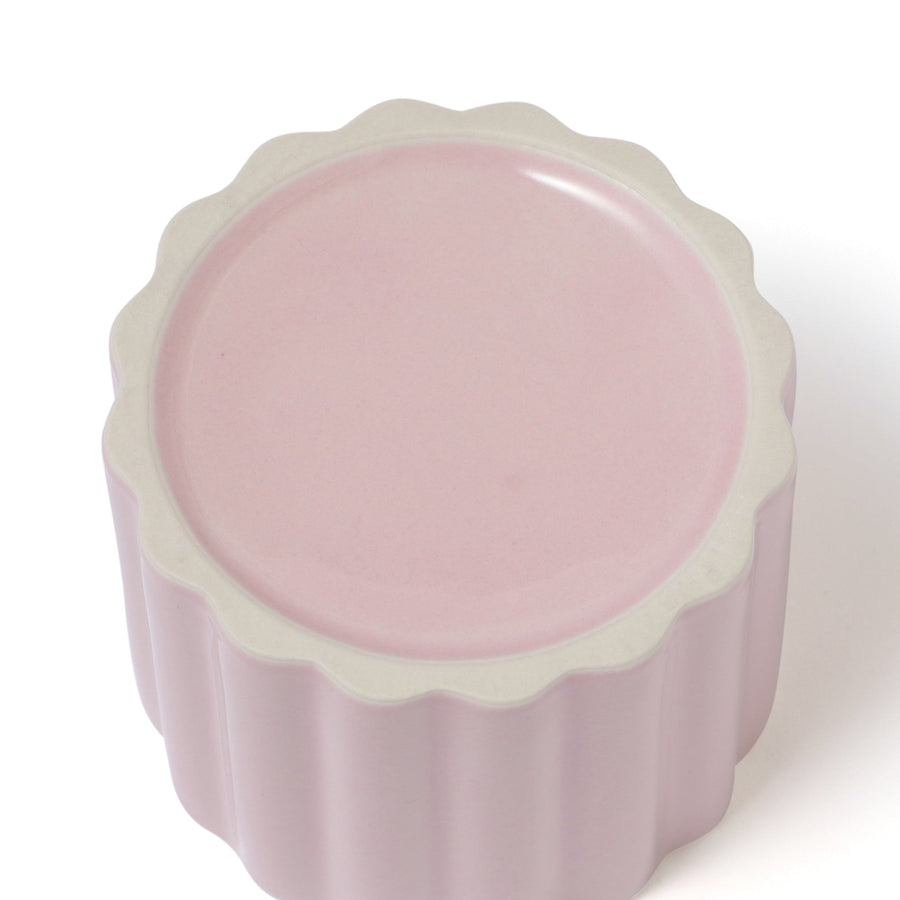 スカラップ 蒸しカップ ピンク