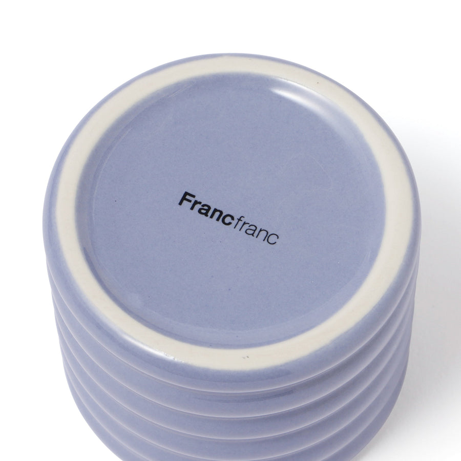 スカラップ 蒸しカップ ブルー