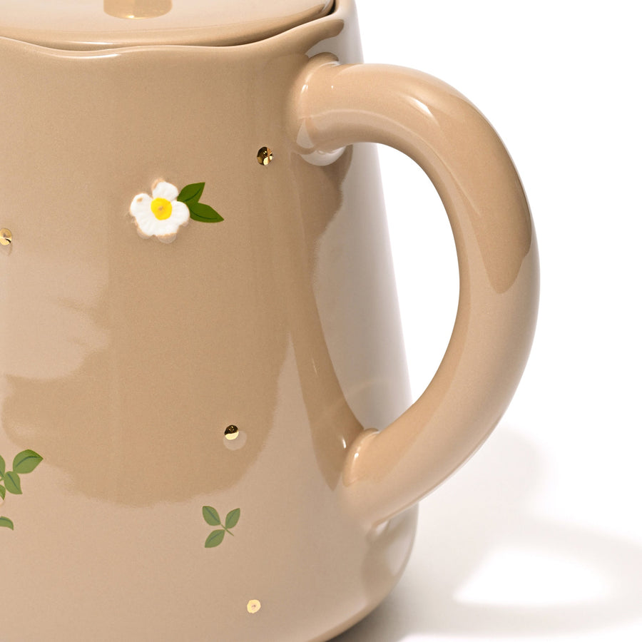 フルーロン ティーポット ブラウン