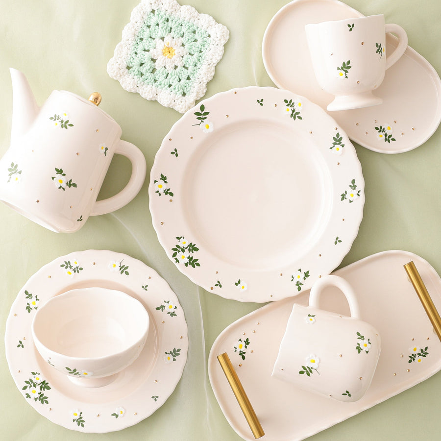 フルーロン ケーキトレイ アイボリー