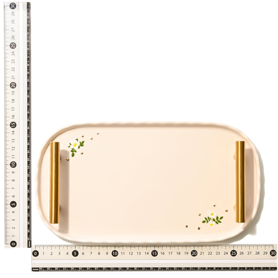 フルーロン ケーキトレイ アイボリー