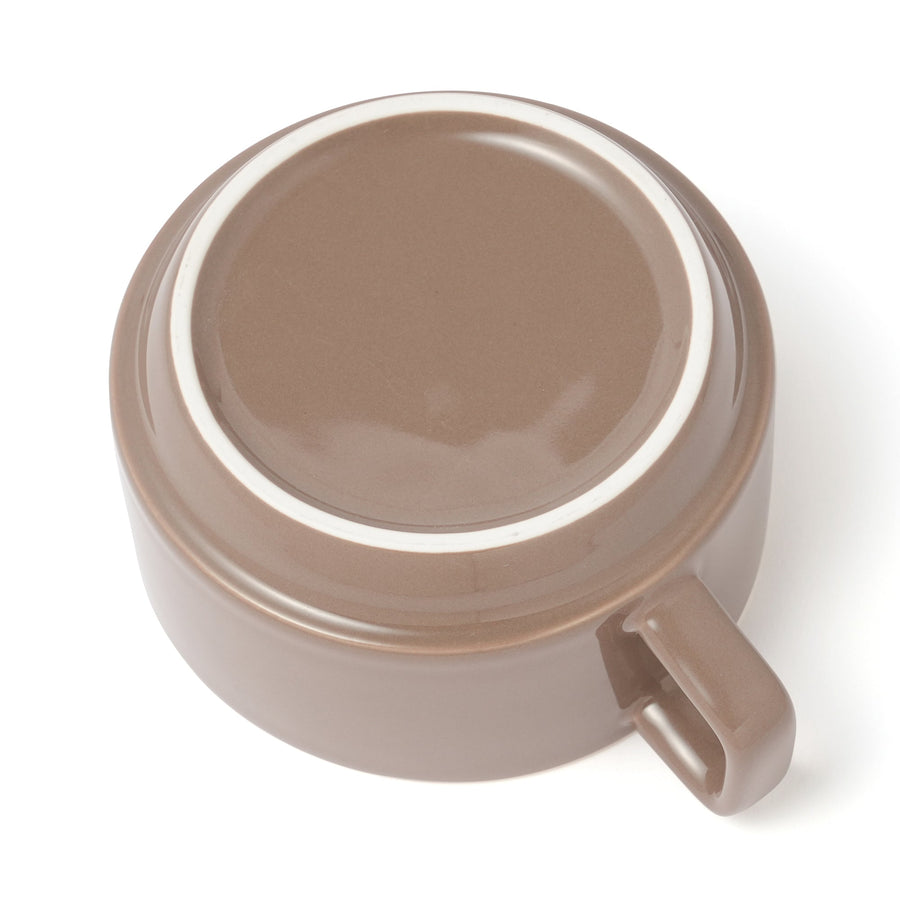 ロゴ リム スープカップ ブラウン