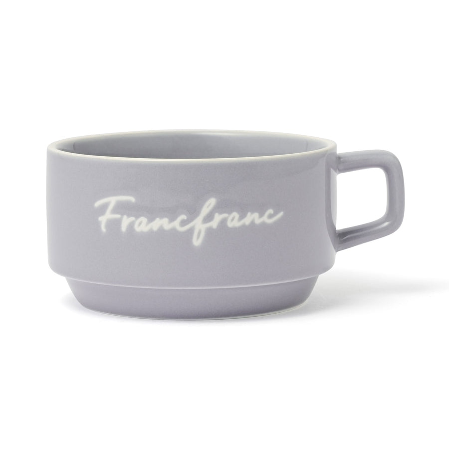 ロゴ リム スープカップ ブルー