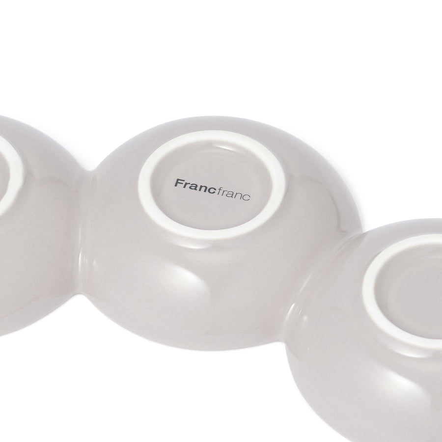 仕切りプレート 3連 グレー