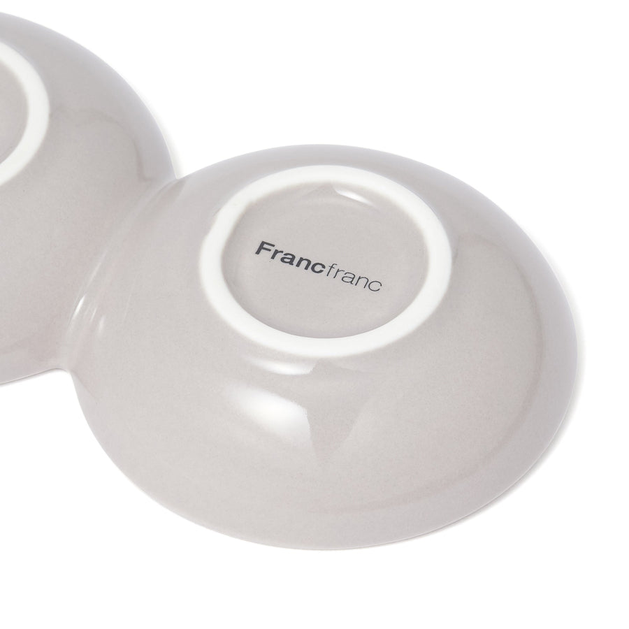 仕切りプレート 2連 グレー