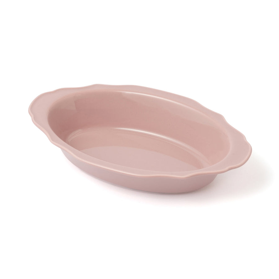 フラワーリム オーブンウェア M ピンク