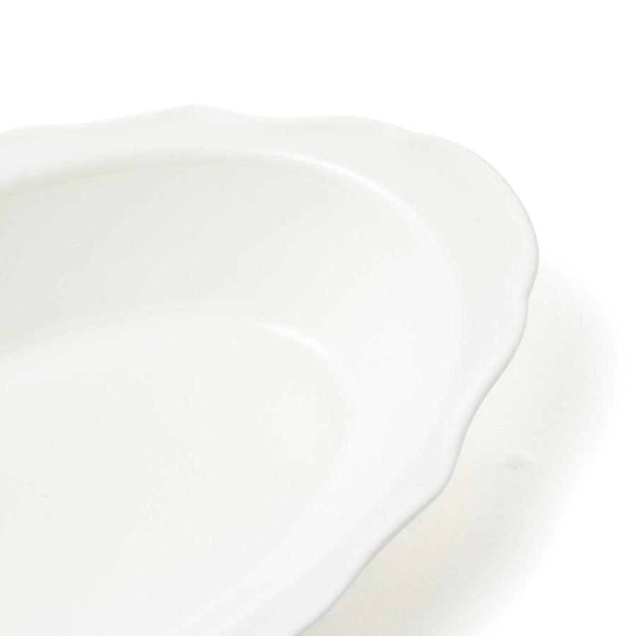 フラワーリム オーブンウェア M アイボリー