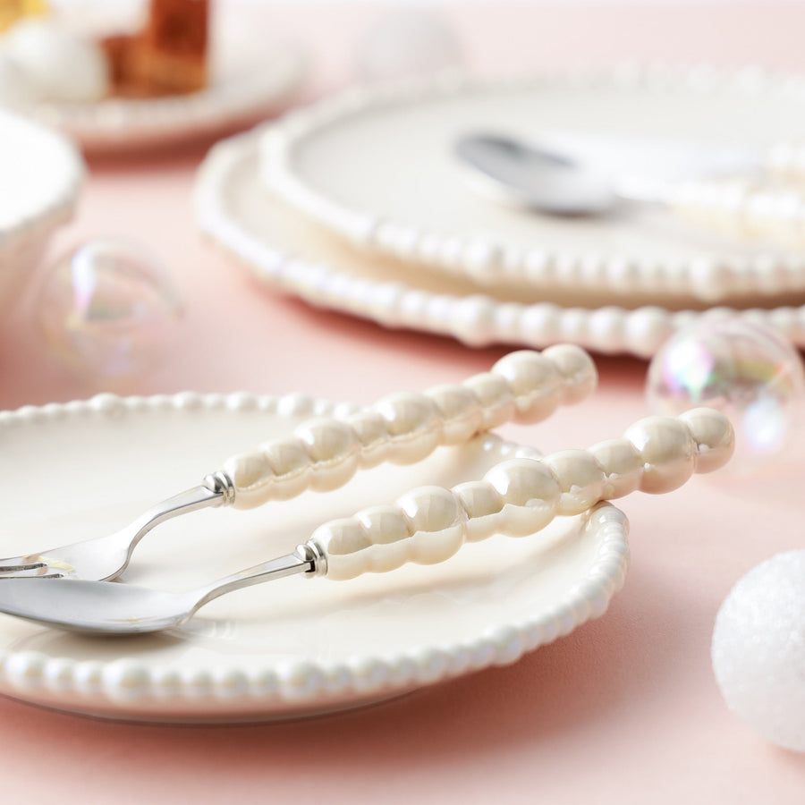 パール プレート L ベージュ