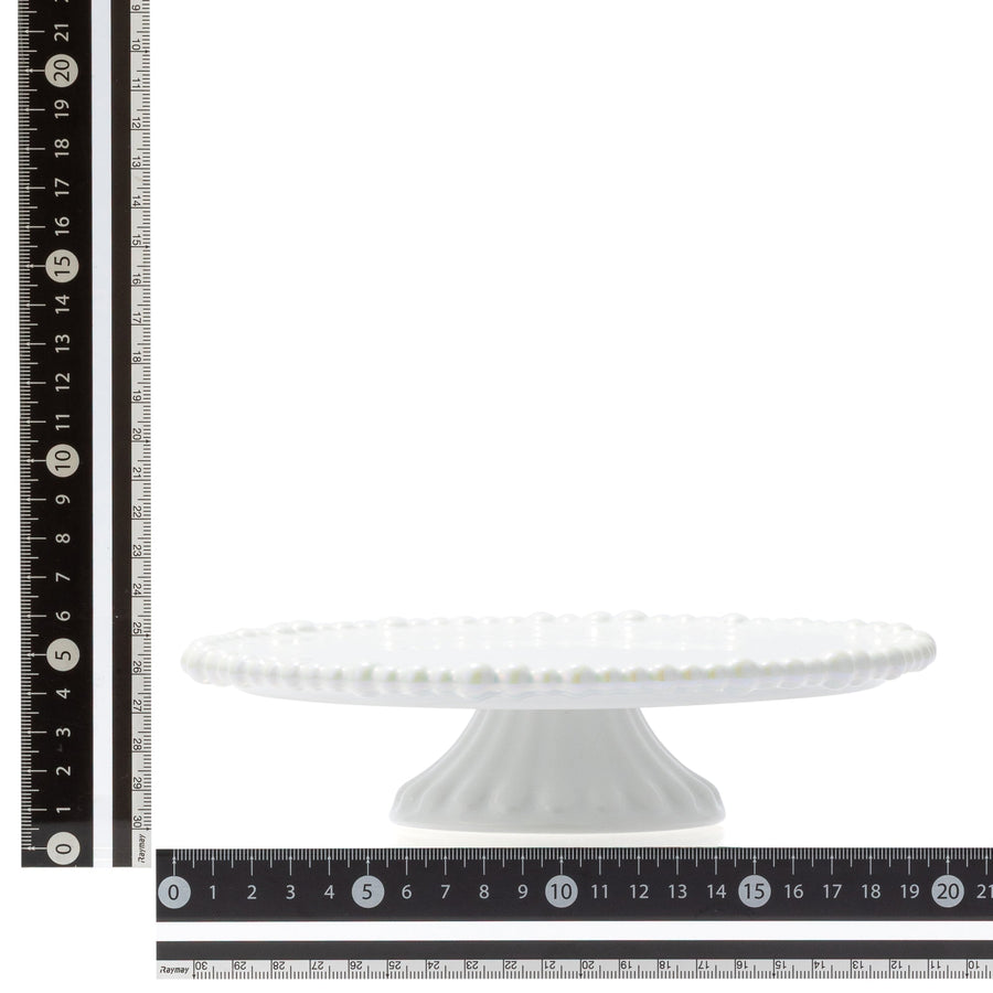 パール ケーキスタンド 1段 ホワイト