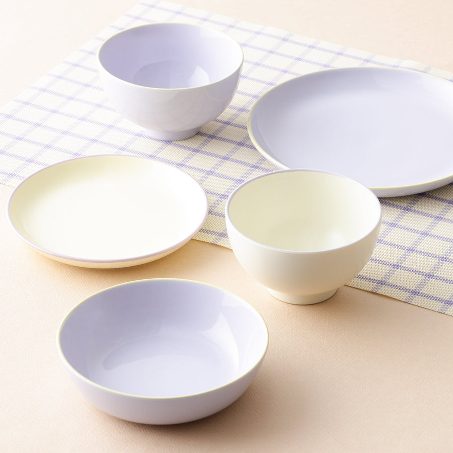 オルディカラフル しっかりごはん 食器5点セット パープル
